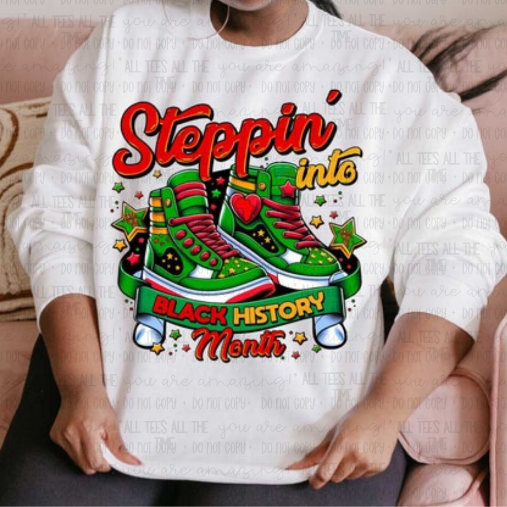 Stepping Into Black History (unisex youth/adult)