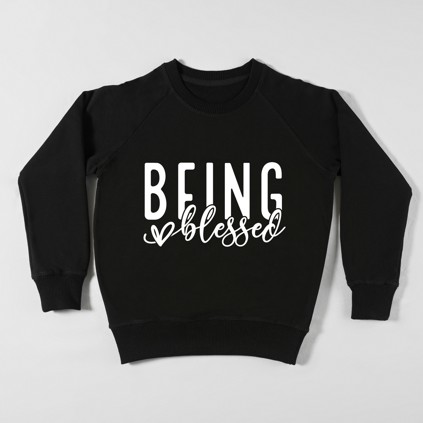 Out Here Being Blessed Crew Neck Sweater