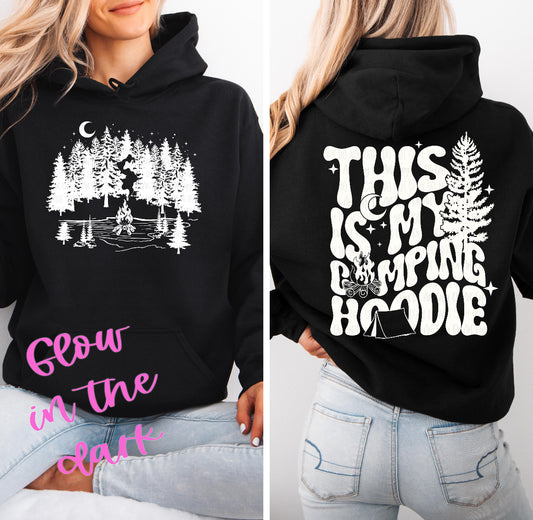 My camping hoodie (glow in dark)