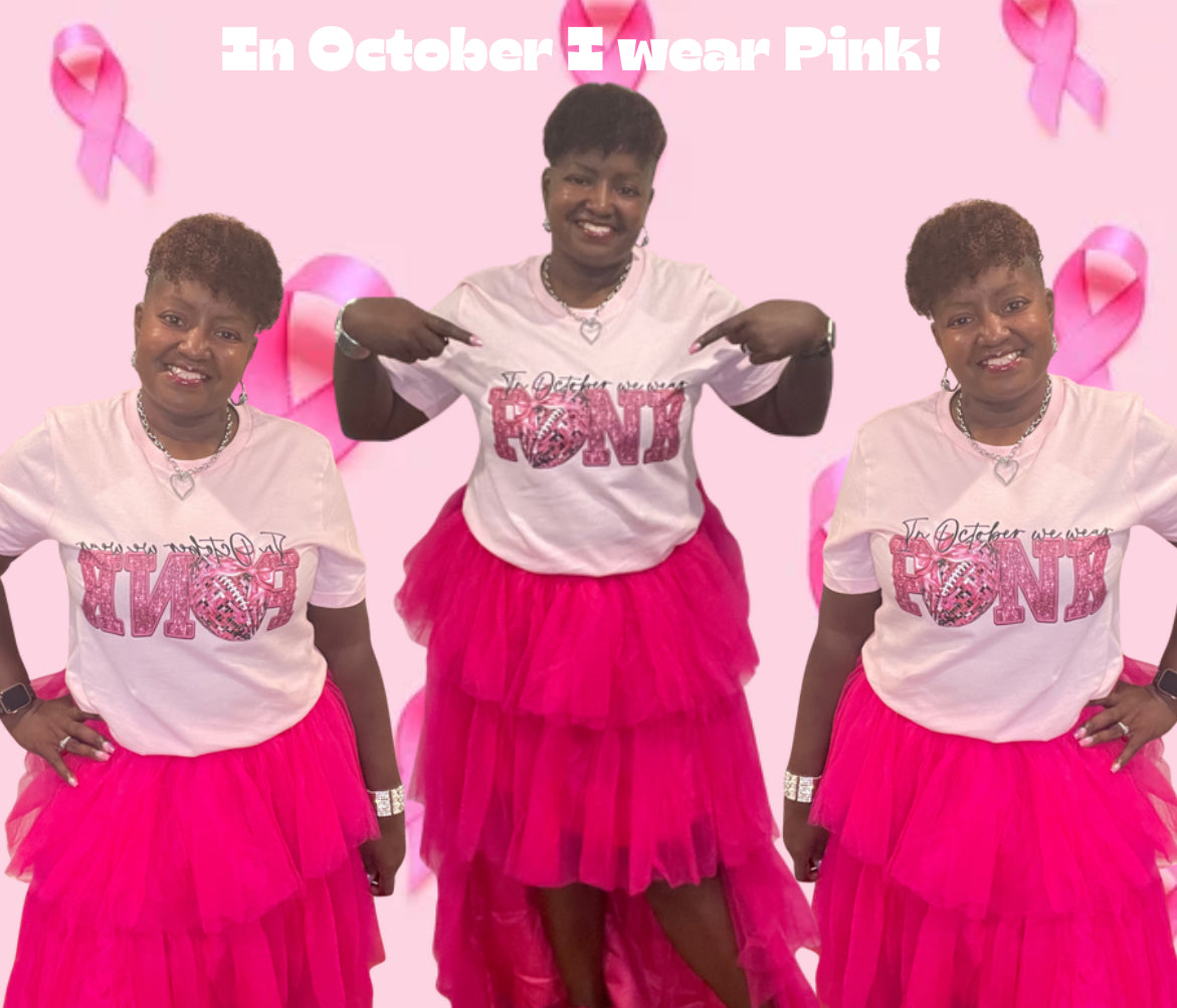 In October We Wear Pink (youth and adult)