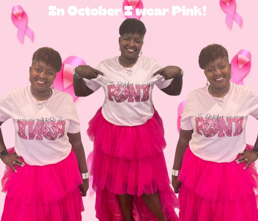 In October We Wear Pink (youth and adult)