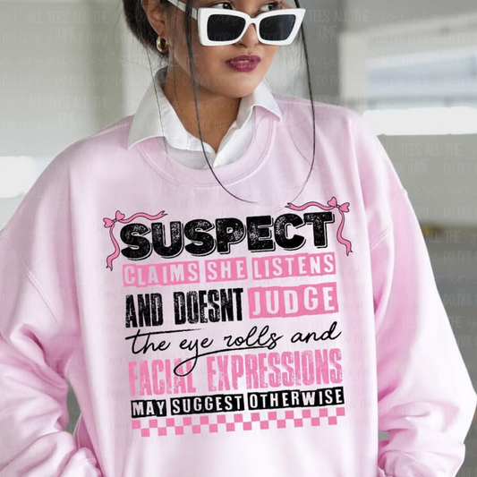 Suspect Listens And Doesn’t Judge