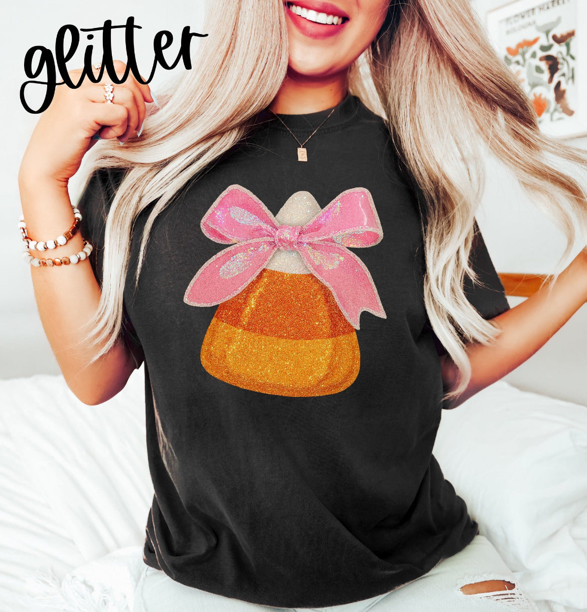 Candy Corn Full of Glitter