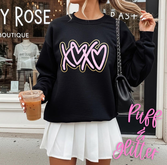 XOXO (Puff and Glitter)