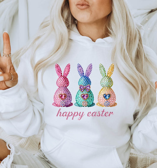 Glamour Bunnies (faux glitter)