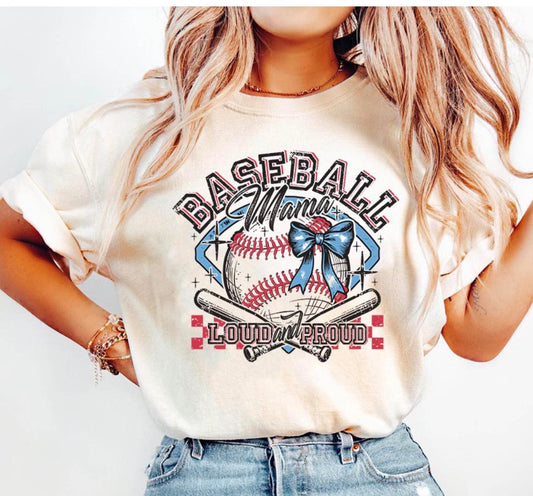 Loud and Proud Baseball Mom