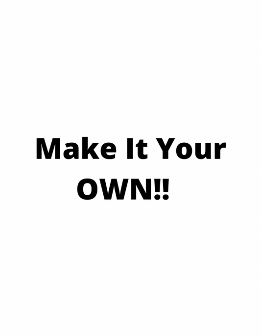 Adult Customize Your Own Shirt