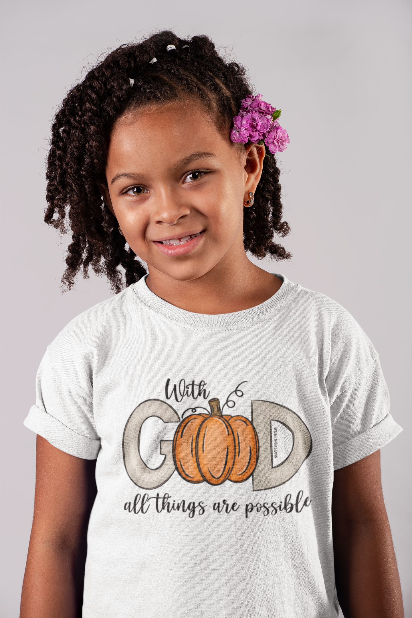 With God All Is Possible Pumpkin T-shirt